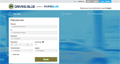 Desktop Screenshot of drivingblue.com